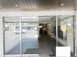 【市川市】マンション自動ドア新設工事Before画像